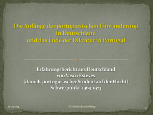 Die Anfänge der portugiesischen Einwanderung in Deutschland und
