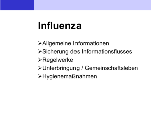 Influenza - Niedersächsisches Landesgesundheitsamt