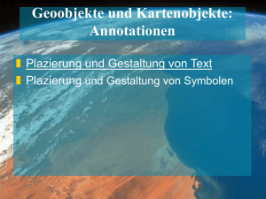 Geoobjekte und Kartenobjekte: Annotationen
