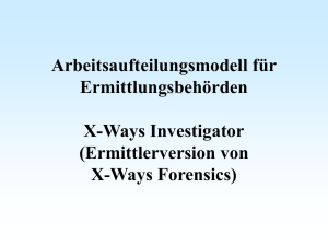 X-Ways Forensics: Ermittlerversion