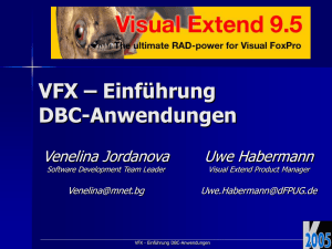 VFX - Einführung DBC-Anwendungen - dFPUG