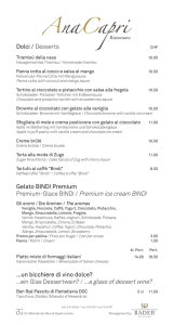 Dolci / Desserts Gelato BINDI Premium Premium - Anacapri