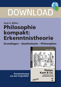 3193DA1 Philosophie kompakt: Erkenntnistheorie