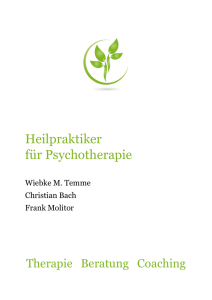 Flyer - Heilpraktiker für Psychotherapie