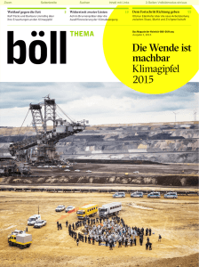 Böll-THEMA Nr 3. in 2015: Die Wende ist machbar