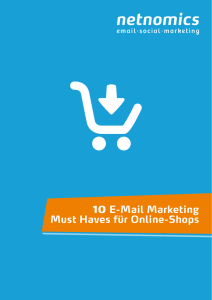 10 E-Mail Marketing Must Haves für Online-Shops