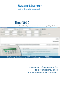 Time 3010 System