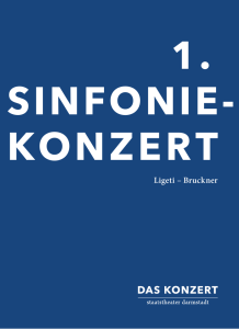 1. Sinfoniekonzert 2015 - Staatstheater Darmstadt
