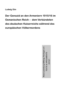 Der Genozid an den Armeniern 1915/16 im Osmanischen Reich