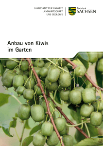 Anbau von Kiwis im Garten - Publikationen