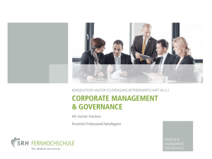 Corporate Management & Governance