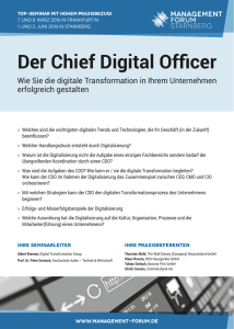 Der Chief Digital Officer - Management Forum Starnberg GmbH