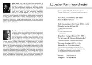 Programm herunterladen - Lübecker Kammerorchester
