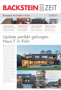 Update perfekt gelungen: Haus F in Köln