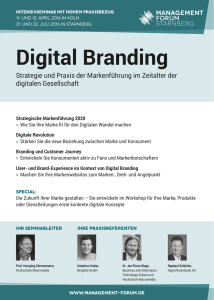 Digital Branding - Management Forum Starnberg GmbH