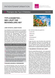 Diabetes: Therapie des Typ-2-Diabetes