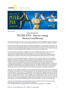 PETER PAN - forever young