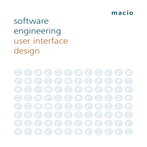 software engineering user interface design