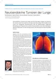 Neuroendokrine Tumoren der Lunge