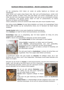 Bericht Zuchtwart für Hühner-Zwerghühner[...]