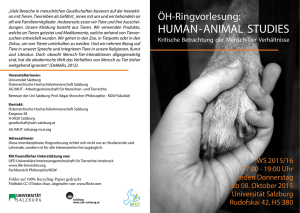 human-animal studies - Veterinärmedizinische Universität Wien