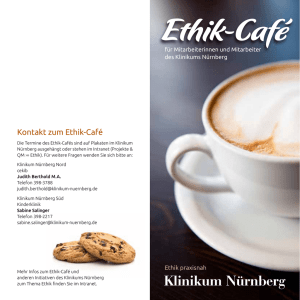 Ethik-Café - Klinikum Nürnberg