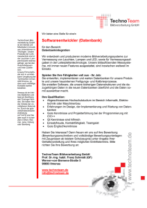 Datenbank - Technoteam Bildverarbeitung GmbH