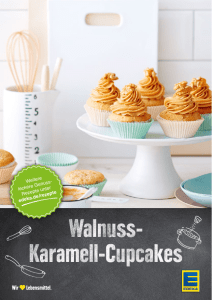 Walnuss- Karamell-Cupcakes