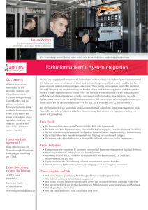 Fachinformatiker/in Systemintegration