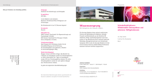 Program - Schweizerische Gesellschaft für Orthopädie