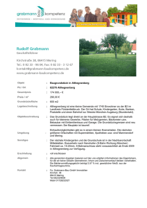 Exposeversand für Interessenten Grundstück - Grabmann-Bau