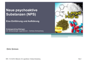 Neue psychoaktive Substanzen (NPS)