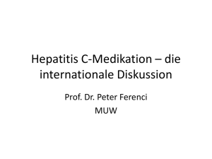 PowerPoint Präsentation Hepatitis C-Medikation