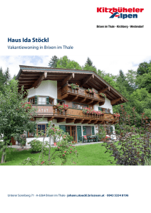 Haus Ida Stöckl in Brixen im Thale
