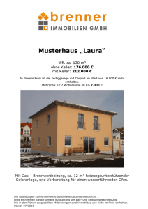 Musterhaus Laura 2015