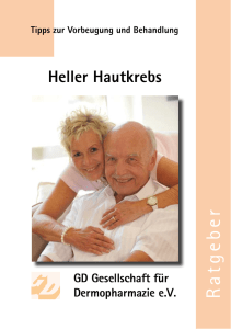 Ratgeber Heller Hautkrebs - gd