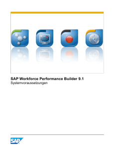 SAP Workforce Performance Builder 9.1