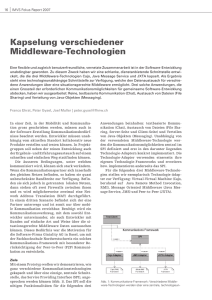 Kapselung verschiedener Middleware-Technologien