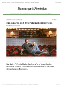 Winterhuder Fährhaus - Ein Drama mit Migrationshintergrund
