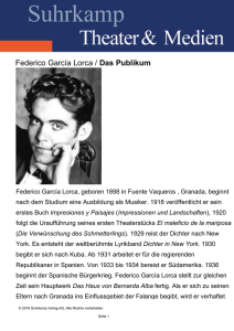 Federico García Lorca / Das Publikum