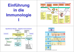 Einführung in die Immunologie I - Ruhr