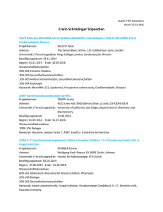 Erwin Schrödinger Stipendien - Medizinische Universität Innsbruck