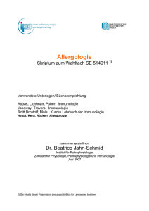 Allergologie - MedUni Wien