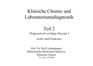 Klinische Chemie und Laboratoriumsdiagnostik Teil 2