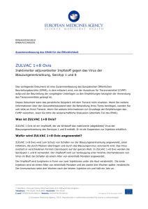 Zulvac 1+8 Ovis, INN-Inactivated adjuvanted vaccine against
