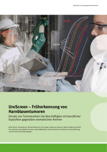 UroScreen – Früherkennung von - IPA - Ruhr