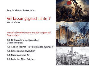 Verfassungsgeschichte 7 - Französische Revolution
