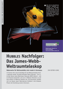 HUBBLES Nachfolger: Das James-Webb