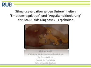 "Angstkonditionierung" der BoDDi-Kids Diagnostik
