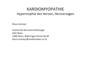 Hypertrophe Kardiomyopathie